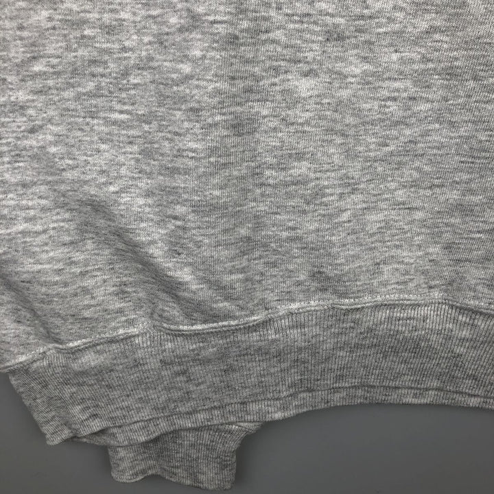 90'S Russell College Sweatshirt, Made in USA, Men's XL, Vintage cotton gray type Vintage Second Hand