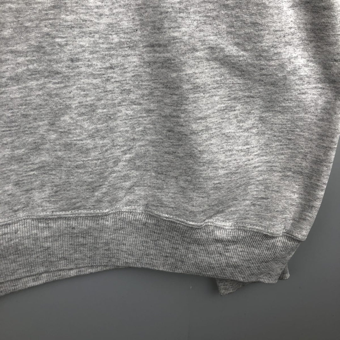 90'S Russell College Sweatshirt, Made in USA, Men's XL, Vintage cotton gray type Vintage Second Hand