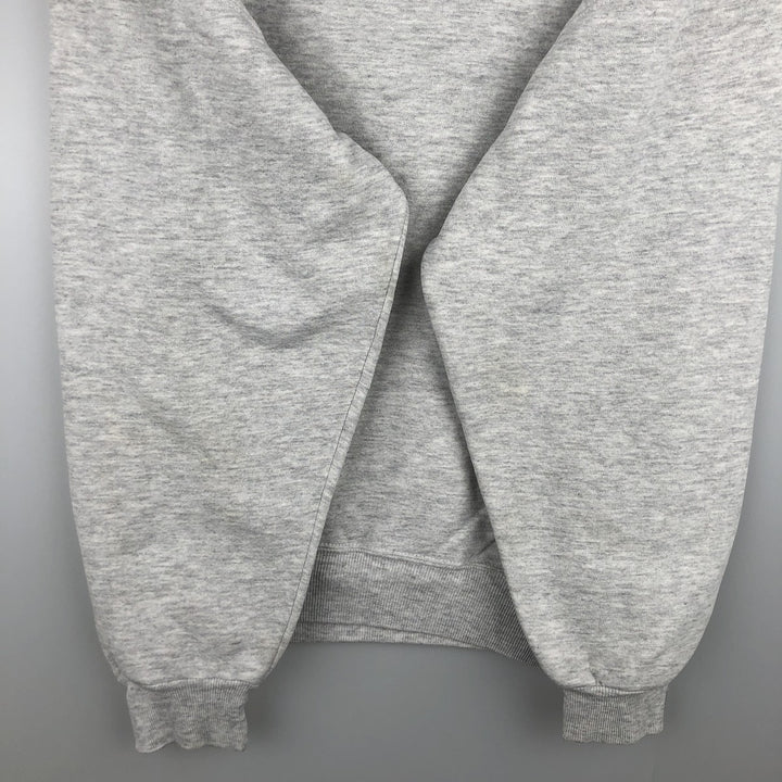 90'S Russell College Sweatshirt, Made in USA, Men's XL, Vintage cotton gray type Vintage Second Hand