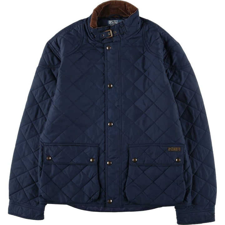Ralph Lauren POLO by Ralph Lauren quilted jacket, puffer jacket, men's size L polyester navy blue type Vintage Second Hand