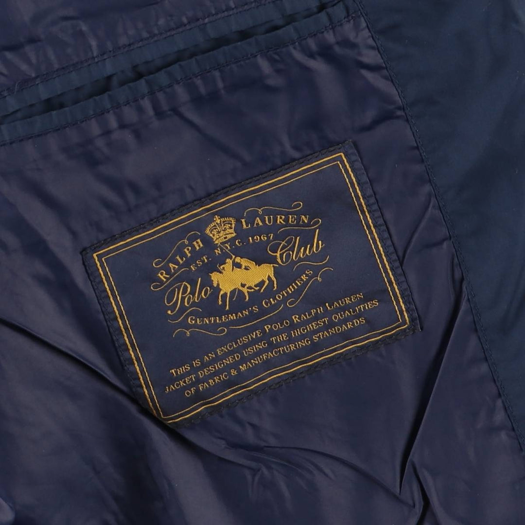 Ralph Lauren POLO by Ralph Lauren quilted jacket, puffer jacket, men's size L polyester navy blue type Vintage Second Hand