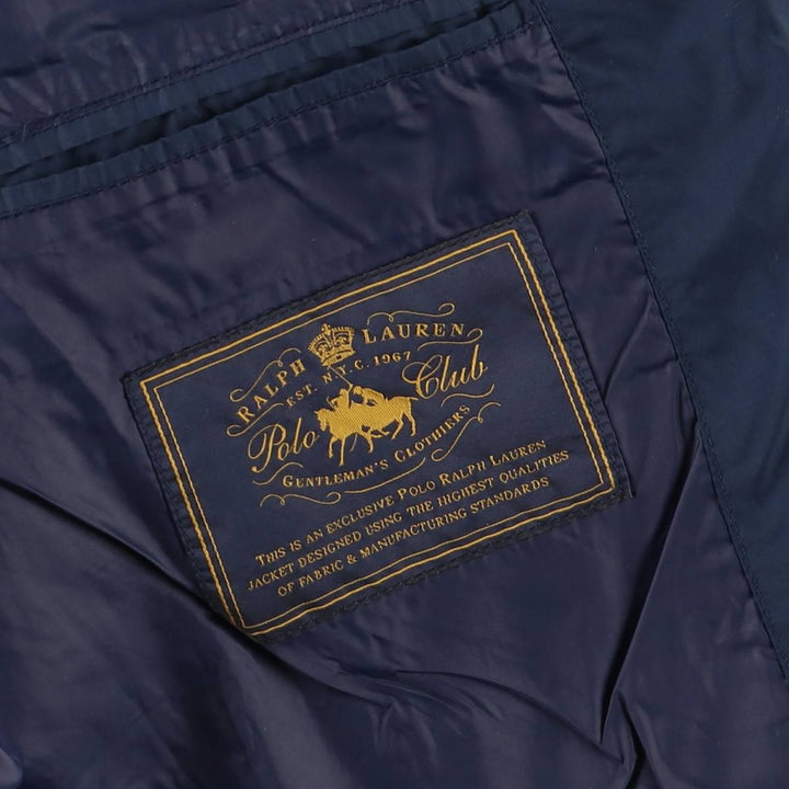 Ralph Lauren POLO by Ralph Lauren quilted jacket, puffer jacket, men's size L polyester navy blue type Vintage Second Hand