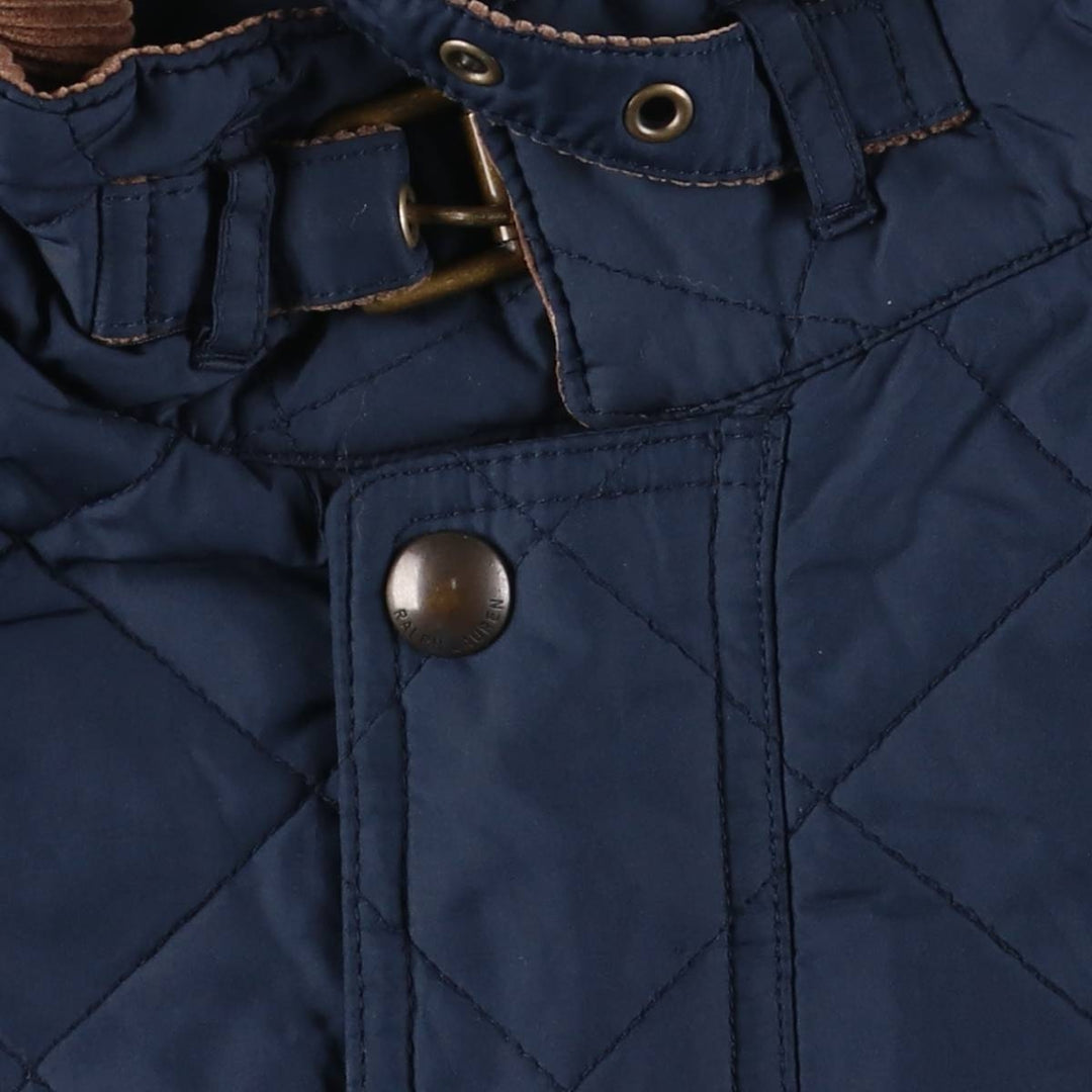 Ralph Lauren POLO by Ralph Lauren quilted jacket, puffer jacket, men's size L polyester navy blue type Vintage Second Hand