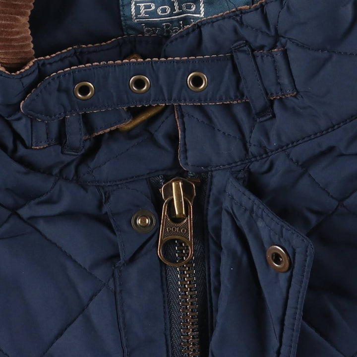 Ralph Lauren POLO by Ralph Lauren quilted jacket, puffer jacket, men's size L polyester navy blue type Vintage Second Hand