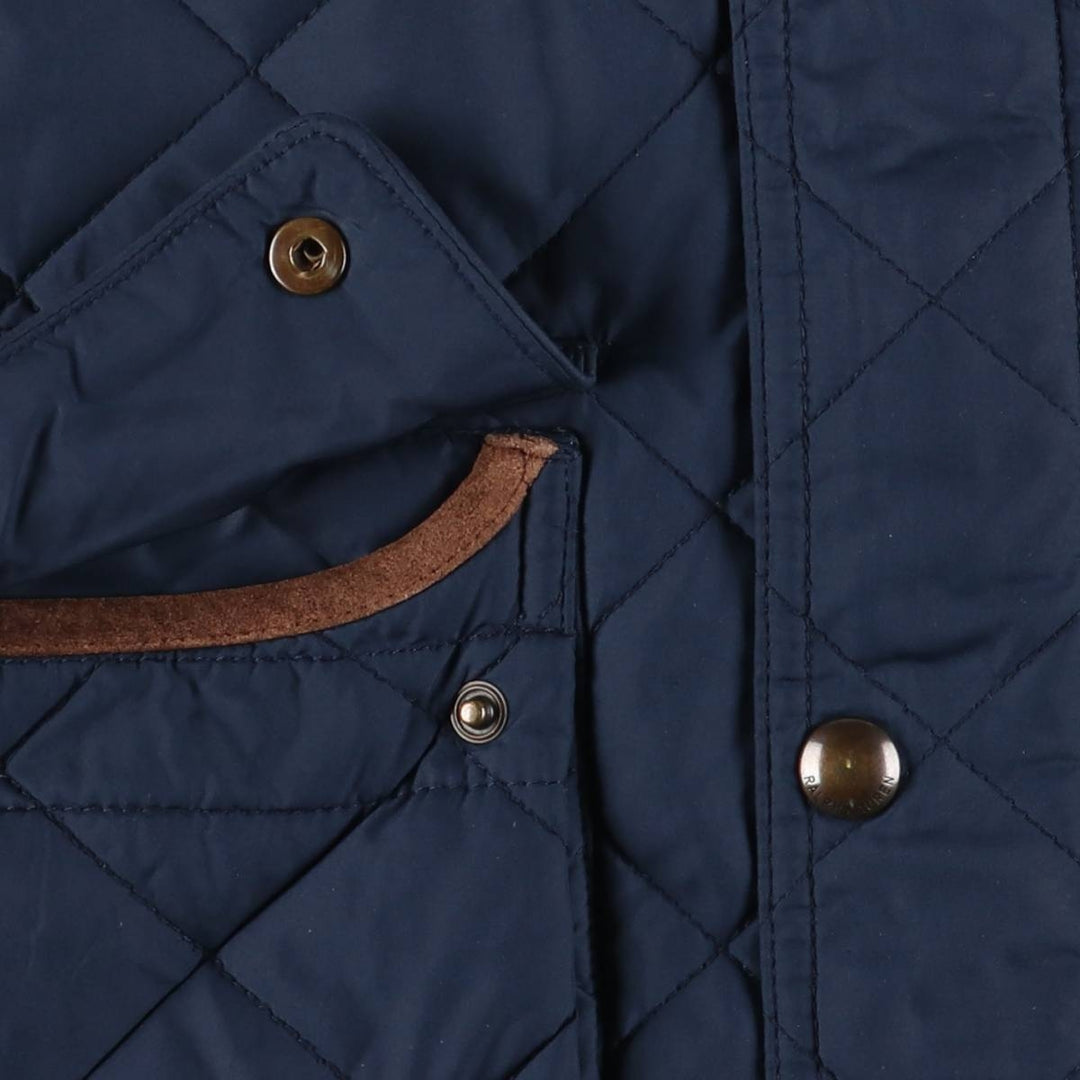 Ralph Lauren POLO by Ralph Lauren quilted jacket, puffer jacket, men's size L polyester navy blue type Vintage Second Hand