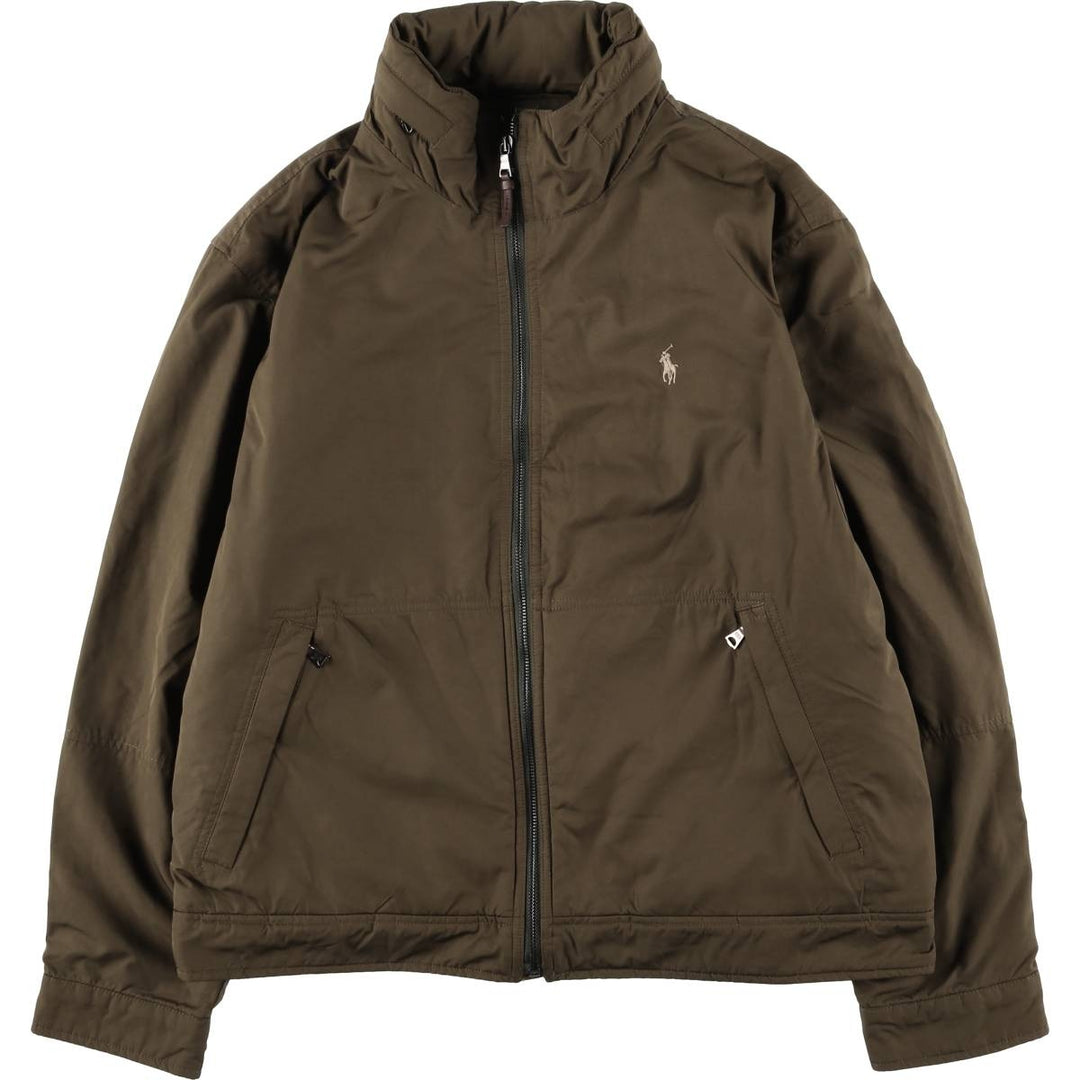 Ralph Lauren POLO by Ralph Lauren padded puffer jacket, men's size L polyester brown type Vintage Second Hand