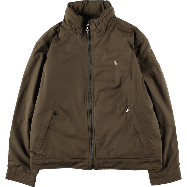 Ralph Lauren POLO by Ralph Lauren padded puffer jacket, men's size L polyester brown type Vintage Second Hand