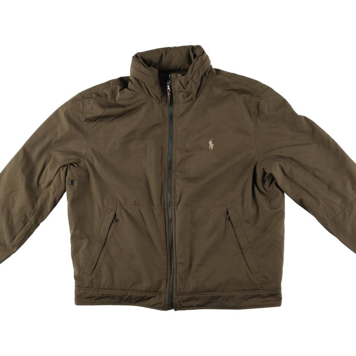 Ralph Lauren POLO by Ralph Lauren padded puffer jacket, men's size L polyester brown type Vintage Second Hand