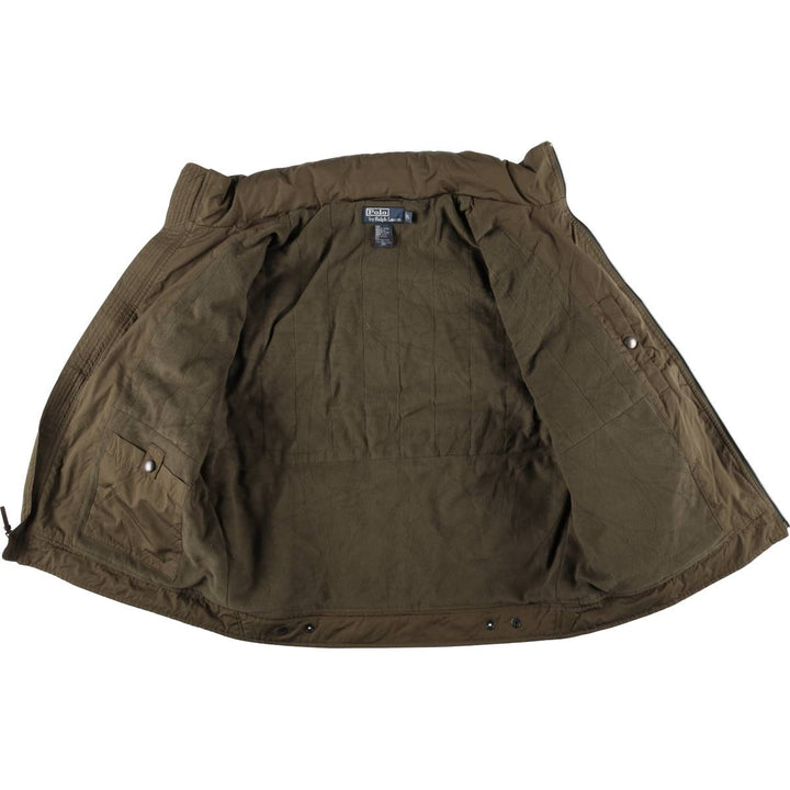 Ralph Lauren POLO by Ralph Lauren padded puffer jacket, men's size L polyester brown type Vintage Second Hand