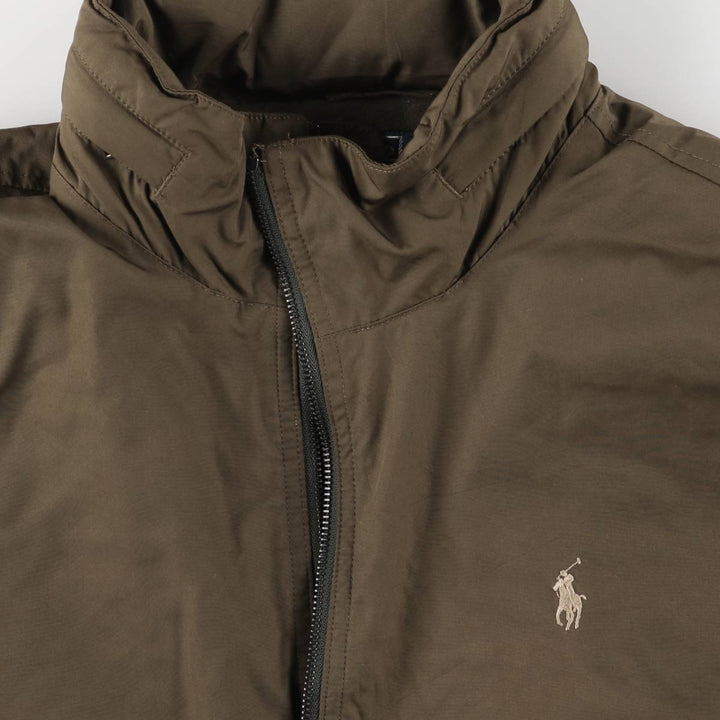 Ralph Lauren POLO by Ralph Lauren padded puffer jacket, men's size L polyester brown type Vintage Second Hand