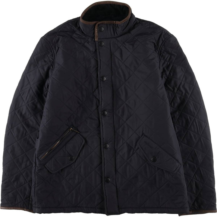 2000s~ Barbour 3 Warrant Quilted Jacket, Men's Size L polyester black type Vintage Second Hand