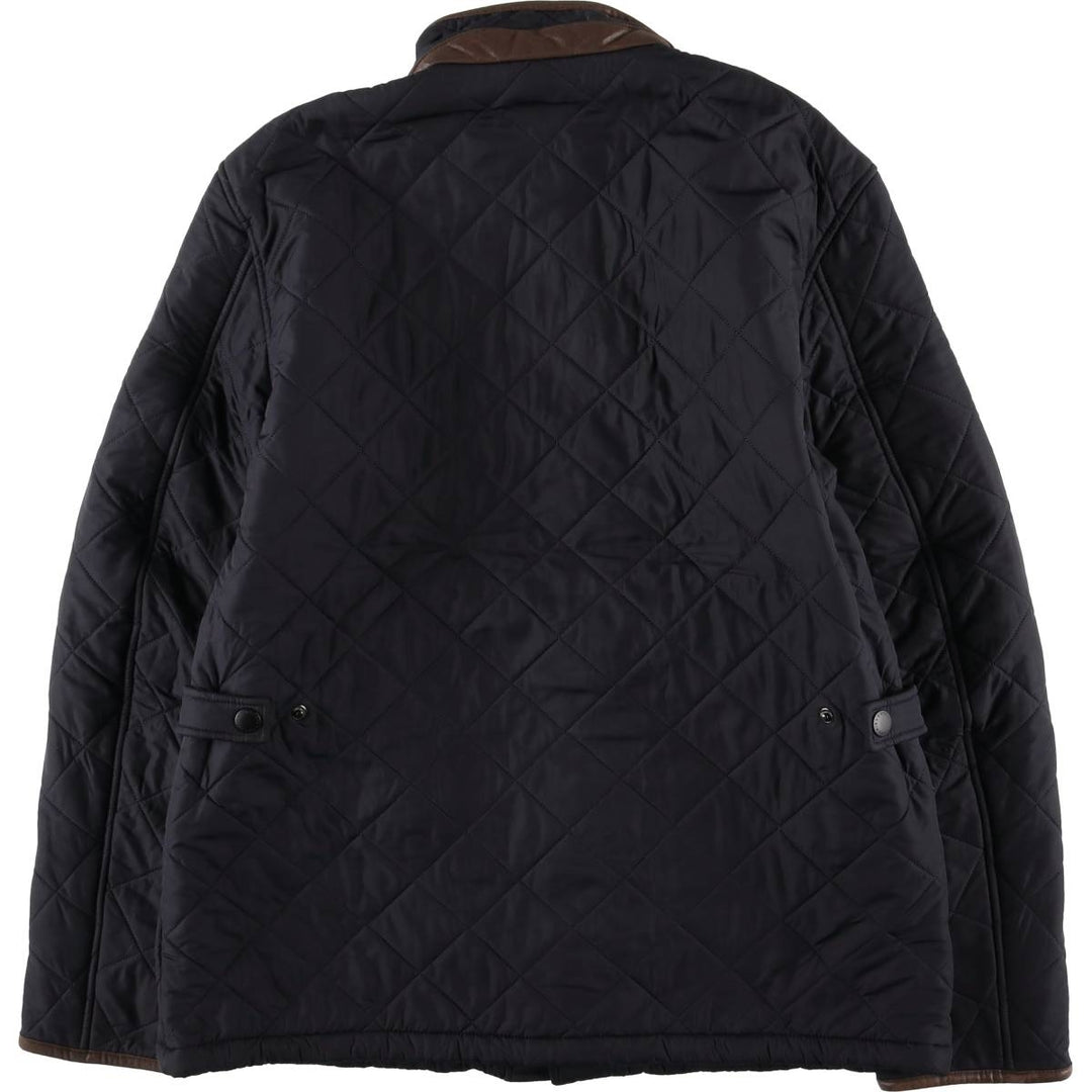 2000s~ Barbour 3 Warrant Quilted Jacket, Men's Size L polyester black type Vintage Second Hand