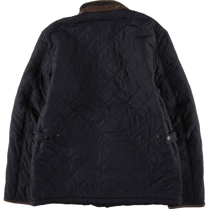 2000s~ Barbour 3 Warrant Quilted Jacket, Men's Size L polyester black type Vintage Second Hand