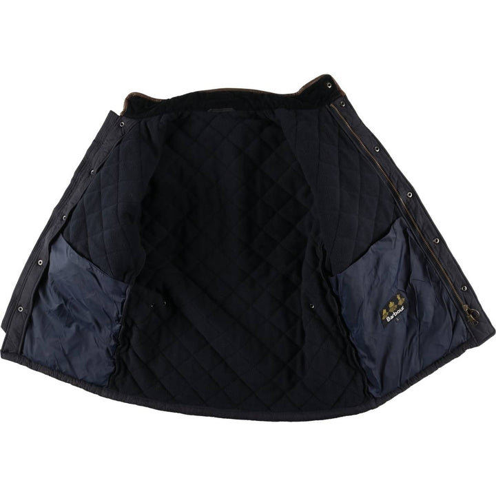 2000s~ Barbour 3 Warrant Quilted Jacket, Men's Size L polyester black type Vintage Second Hand