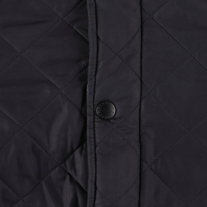 2000s~ Barbour 3 Warrant Quilted Jacket, Men's Size L polyester black type Vintage Second Hand
