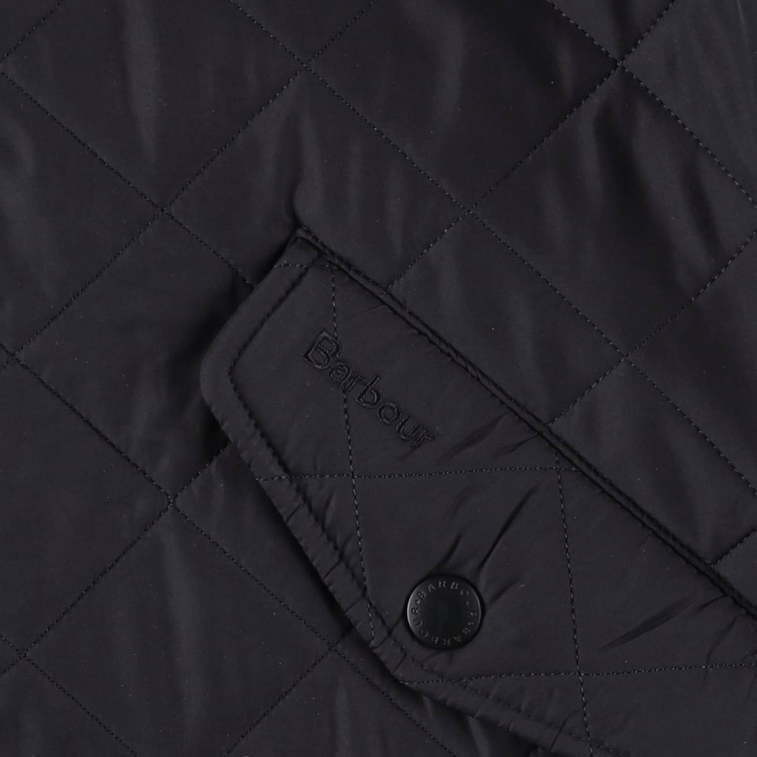 2000s~ Barbour 3 Warrant Quilted Jacket, Men's Size L polyester black type Vintage Second Hand