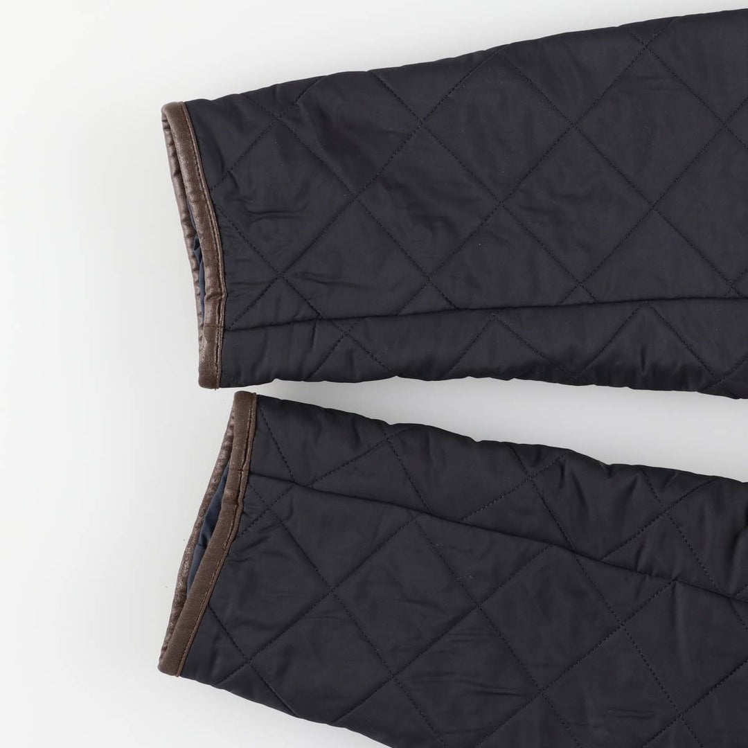 2000s~ Barbour 3 Warrant Quilted Jacket, Men's Size L polyester black type Vintage Second Hand