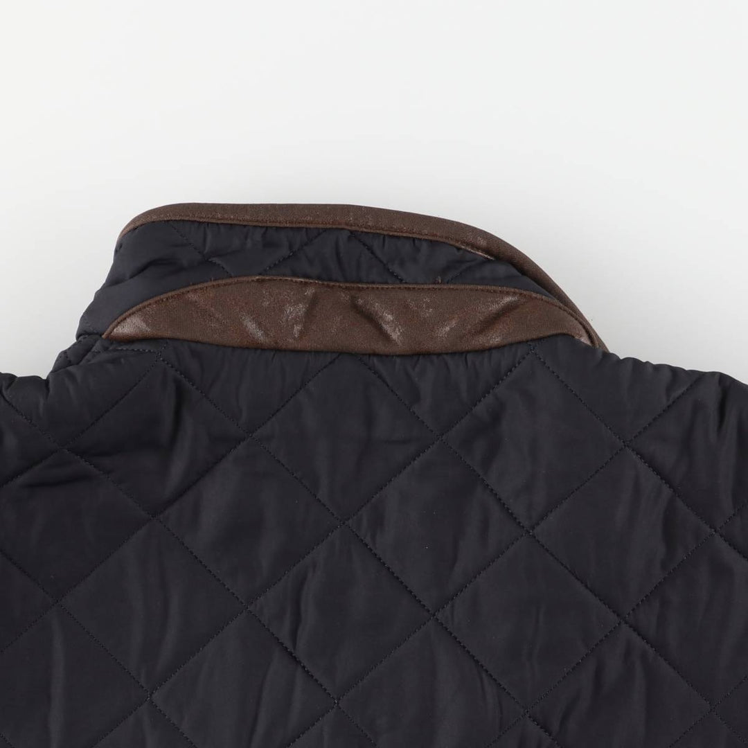 2000s~ Barbour 3 Warrant Quilted Jacket, Men's Size L polyester black type Vintage Second Hand