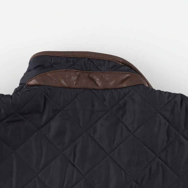 2000s~ Barbour 3 Warrant Quilted Jacket, Men's Size L polyester black type Vintage Second Hand