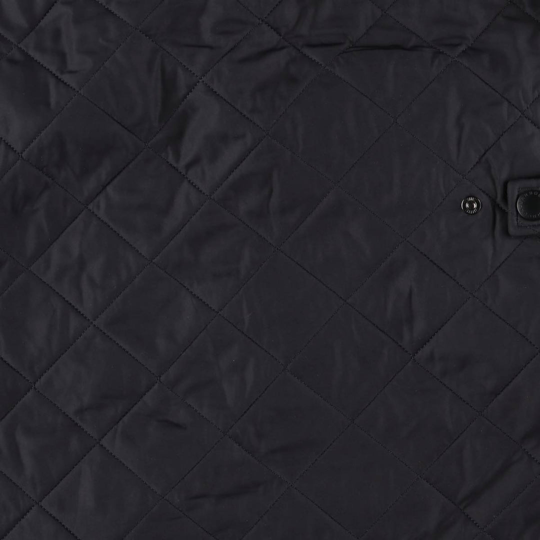 2000s~ Barbour 3 Warrant Quilted Jacket, Men's Size L polyester black type Vintage Second Hand