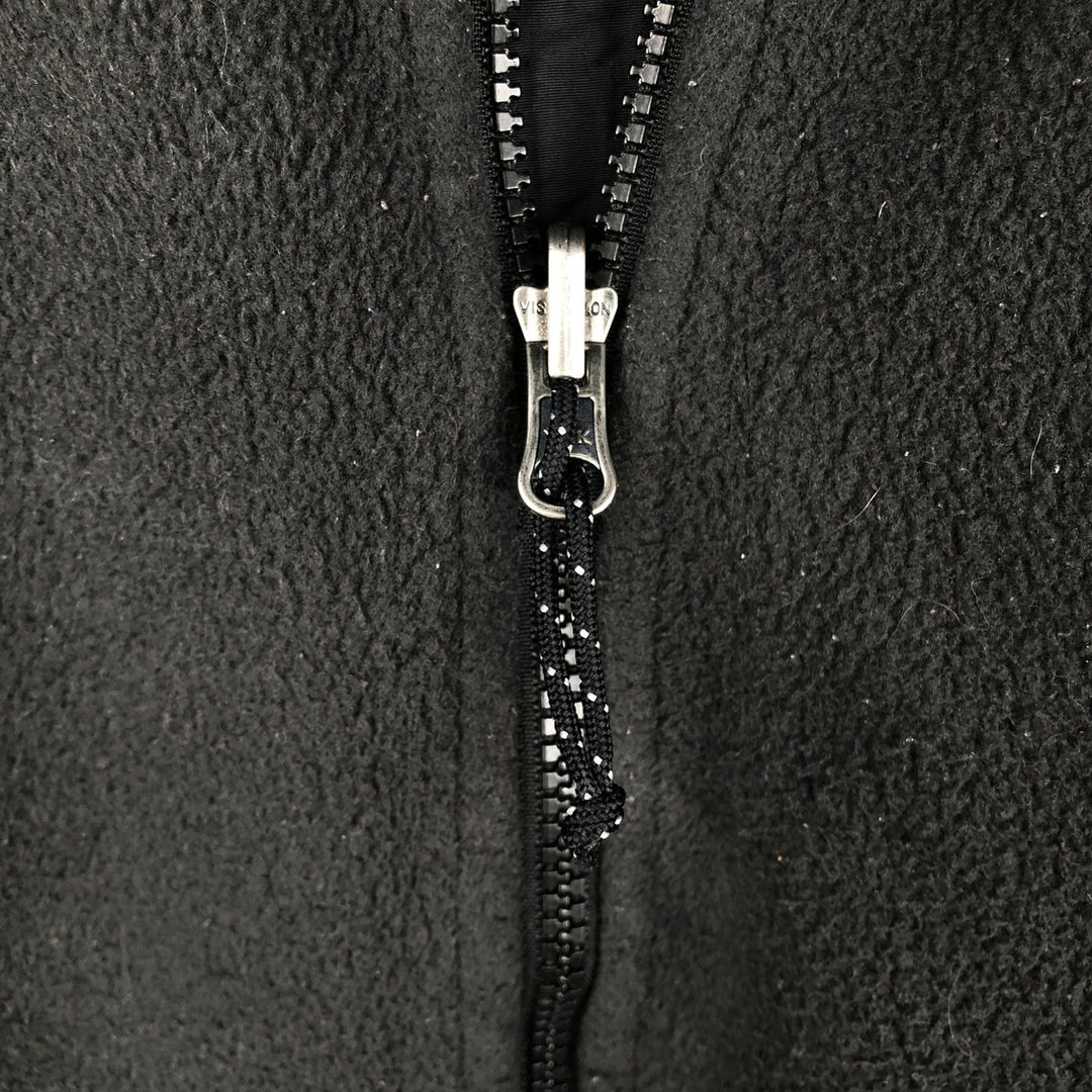 The North Face fleece jacket, size M, men's polyester Charcoal Vintage Second Hand