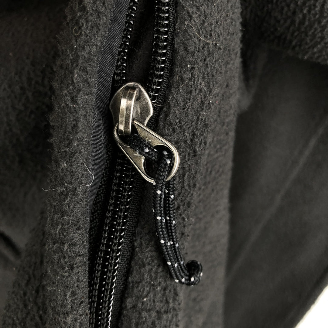 The North Face fleece jacket, size M, men's polyester Charcoal Vintage Second Hand