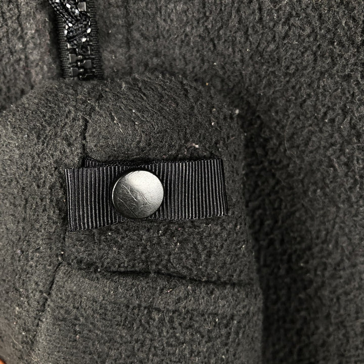 The North Face fleece jacket, size M, men's polyester Charcoal Vintage Second Hand