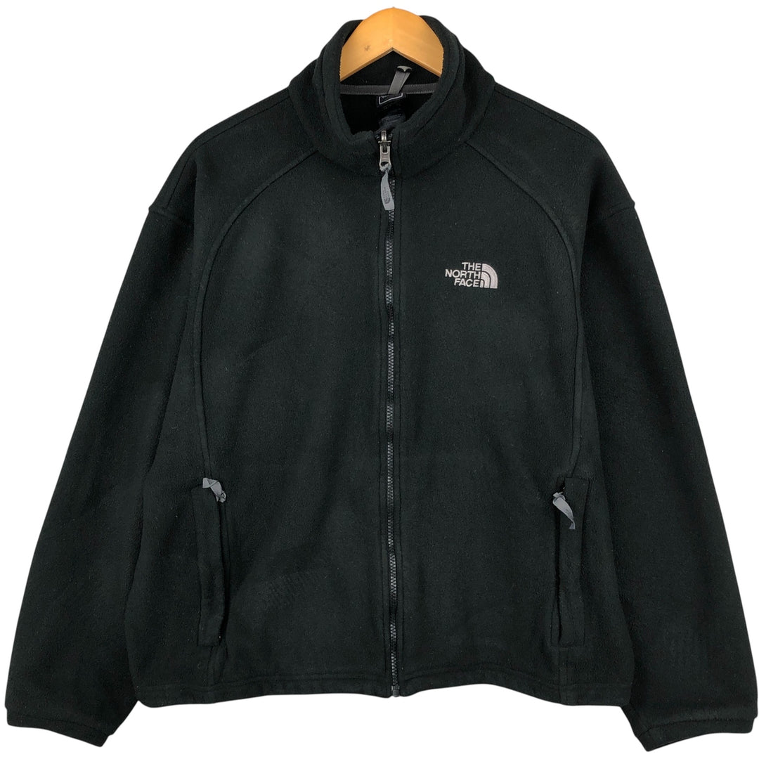 The North Face fleece jacket, size M, men's polyester black type Vintage Second Hand