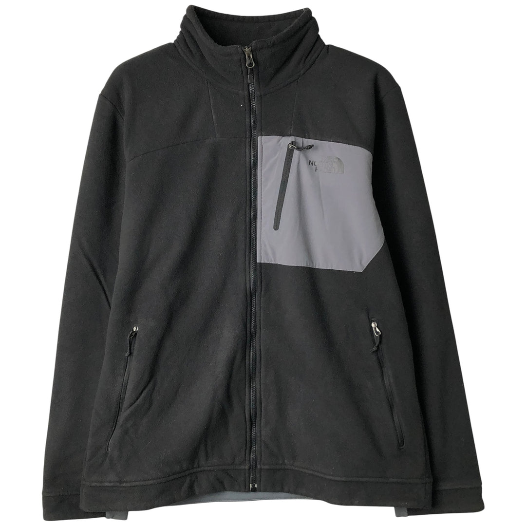 The North Face Never Stop Exploring Fleece Jacket, Men's Size L polyester black type Vintage Second Hand