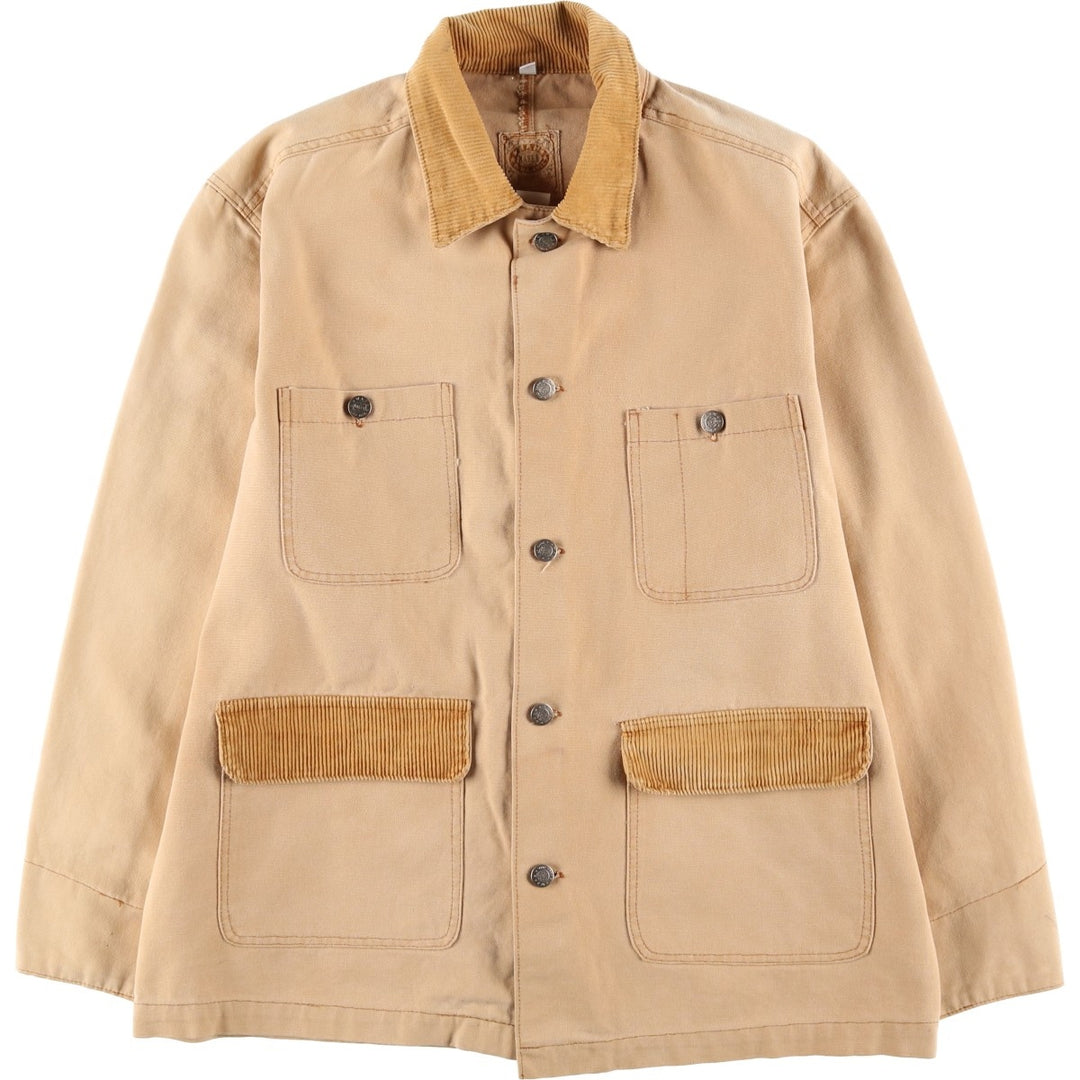 WAH MAKER Duck Coverall, Made in USA, Men's Size Medium, Vintage cotton Beige type Vintage Second Hand