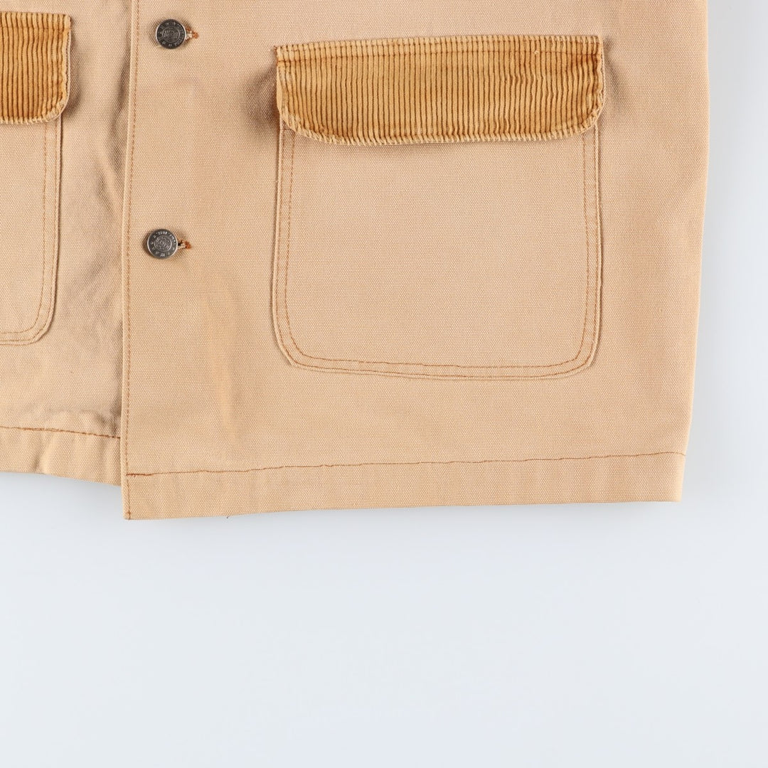 WAH MAKER Duck Coverall, Made in USA, Men's Size Medium, Vintage cotton Beige type Vintage Second Hand