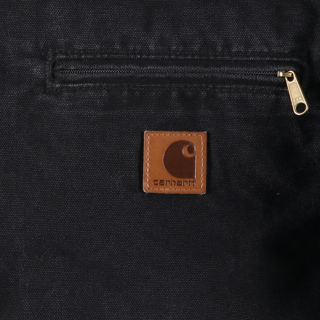 Carhartt Sierra Jacket, Padded Duck Full-Zip Hoodie, Men's Size Medium cotton black type Vintage Second Hand