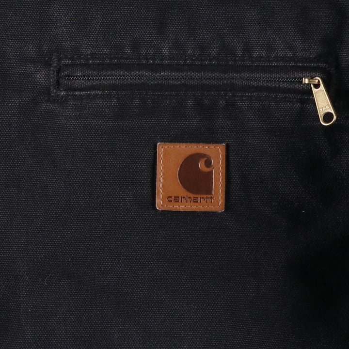 Carhartt Sierra Jacket, Padded Duck Full-Zip Hoodie, Men's Size Medium cotton black type Vintage Second Hand
