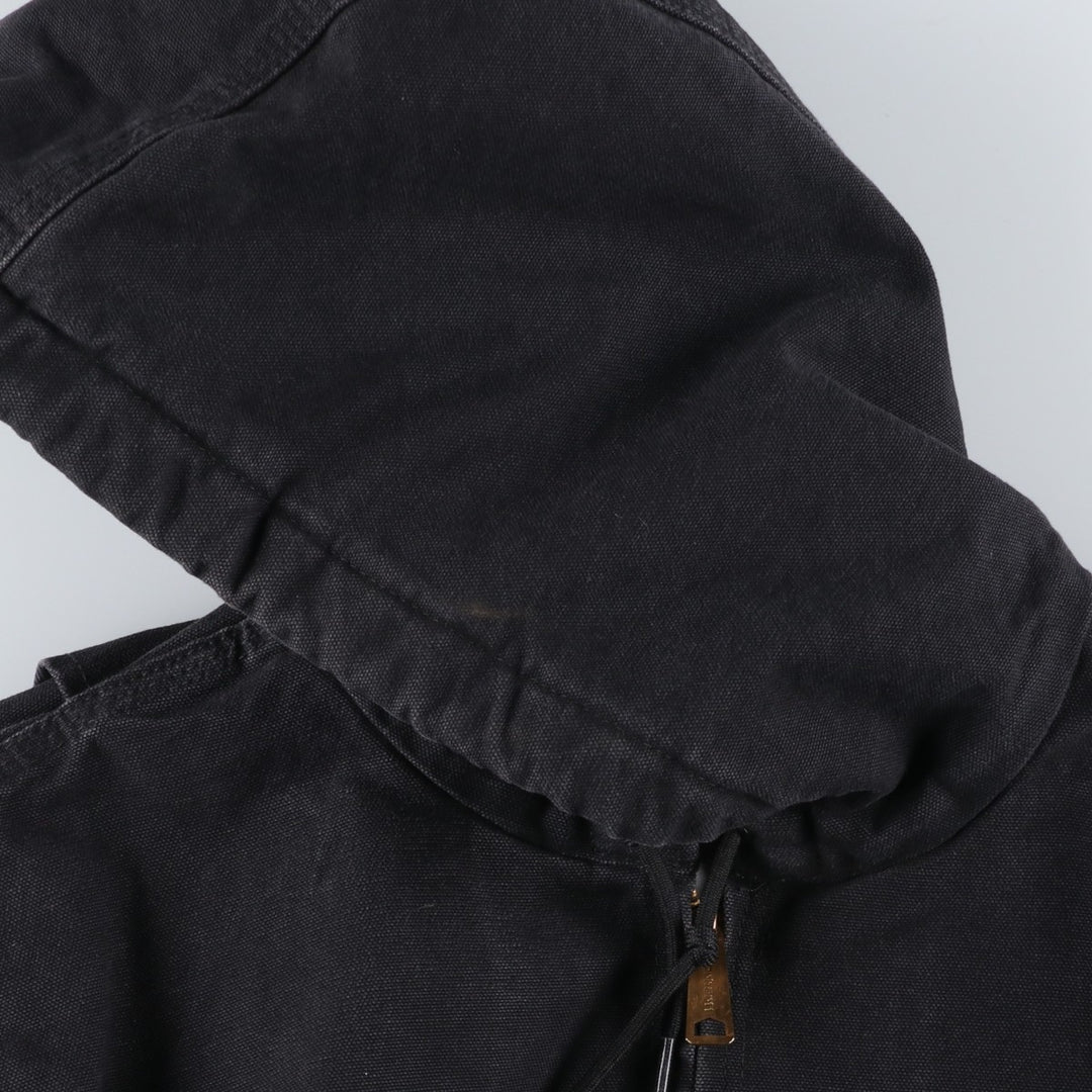 Carhartt Sierra Jacket, Padded Duck Full-Zip Hoodie, Men's Size Medium cotton black type Vintage Second Hand
