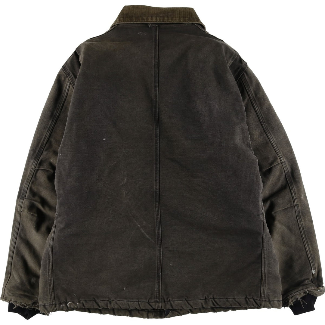 Carhartt Traditional Padded Duck Work Jacket, Men's Size XL unclear Khaki type brown Vintage Second Hand