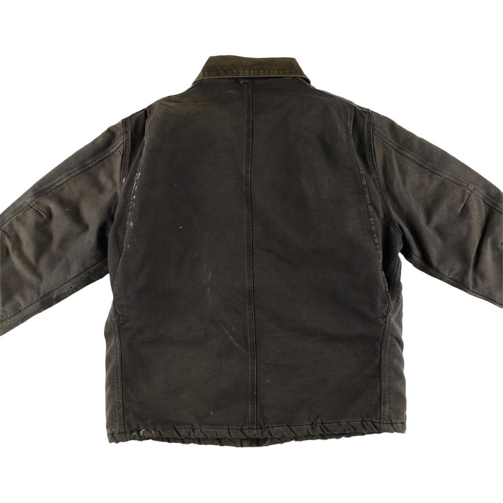 Carhartt Traditional Padded Duck Work Jacket, Men's Size XL unclear Khaki type brown Vintage Second Hand