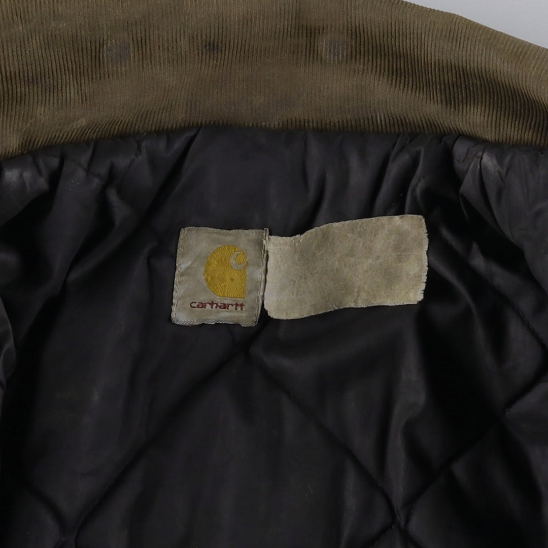 Carhartt Traditional Padded Duck Work Jacket, Men's Size XL unclear Khaki type brown Vintage Second Hand