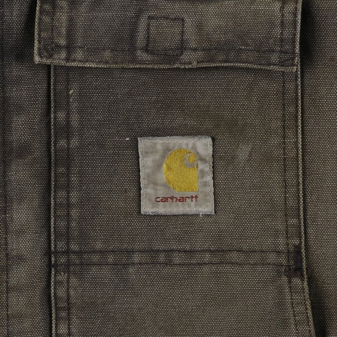 Carhartt Traditional Padded Duck Work Jacket, Men's Size XL unclear Khaki type brown Vintage Second Hand