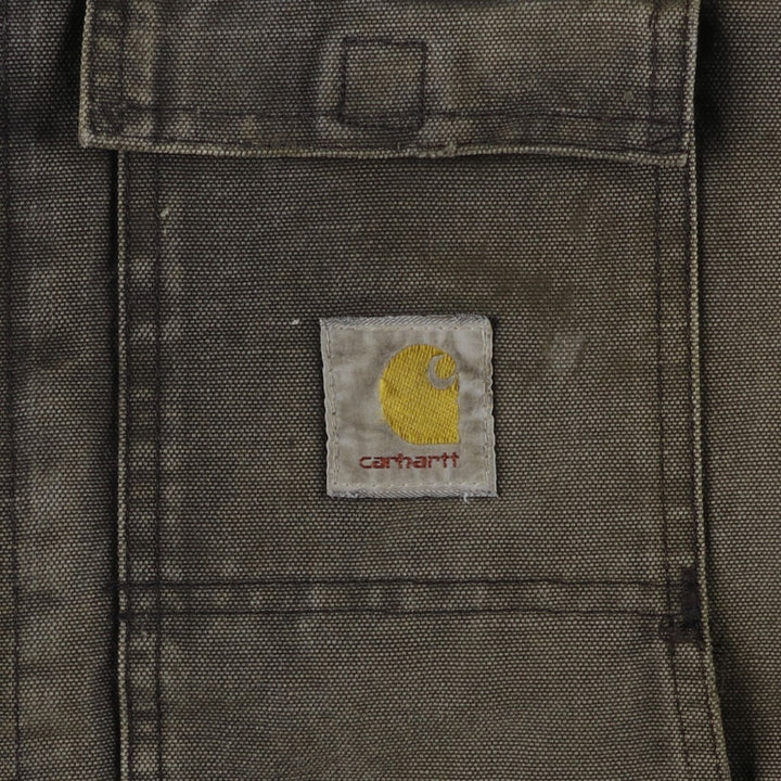Carhartt Traditional Padded Duck Work Jacket, Men's Size XL unclear Khaki type brown Vintage Second Hand