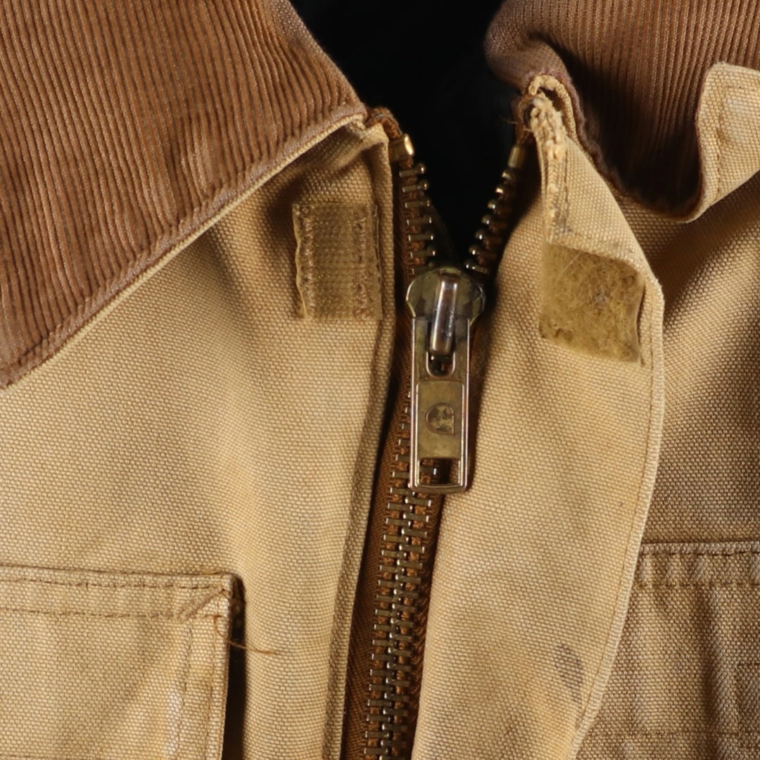 Carhartt Traditional Padded Duck Work Jacket, Men's Size L unclear Beige type Vintage Second Hand