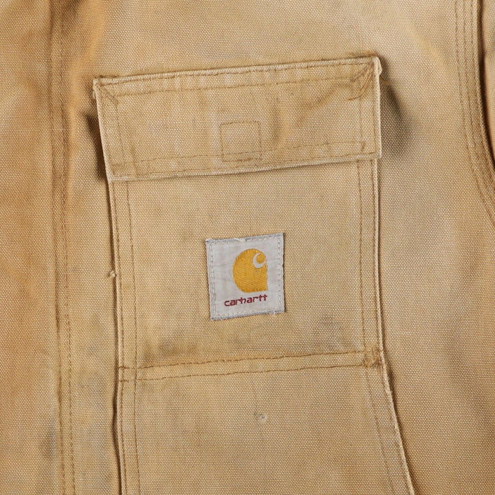 Carhartt Traditional Padded Duck Work Jacket, Men's Size L unclear Beige type Vintage Second Hand