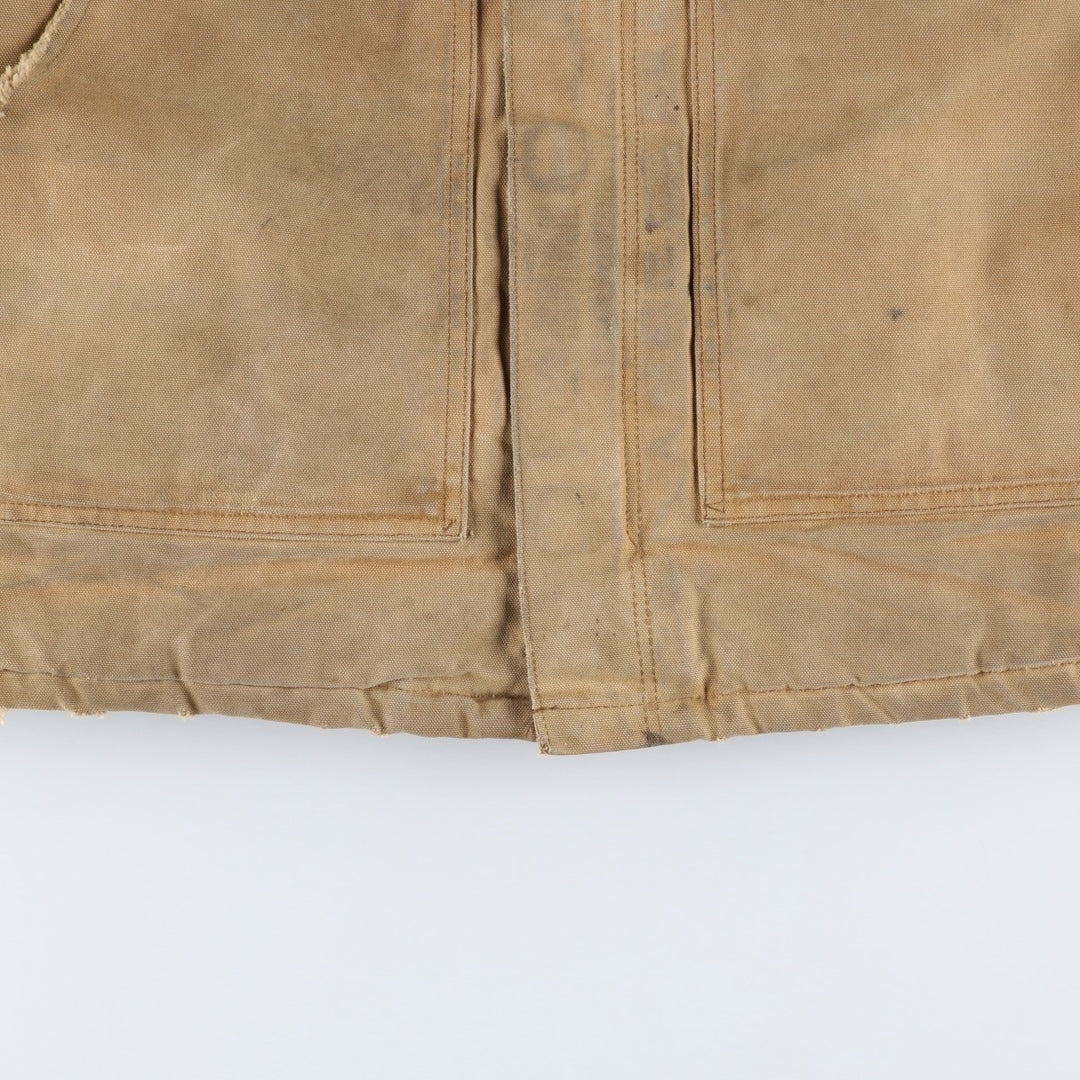 Carhartt Traditional Padded Duck Work Jacket, Men's Size L unclear Beige type Vintage Second Hand