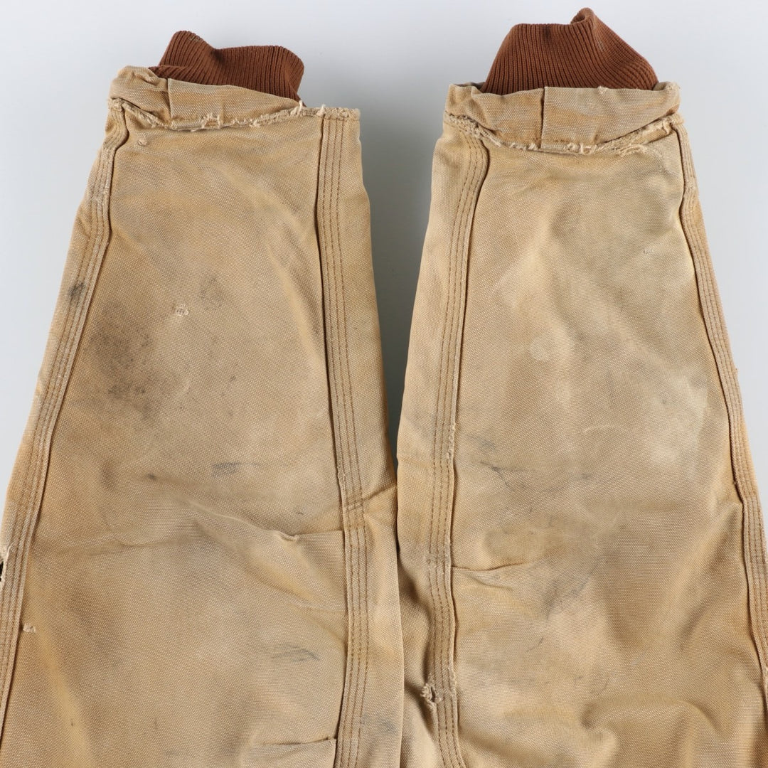 Carhartt Traditional Padded Duck Work Jacket, Men's Size L unclear Beige type Vintage Second Hand