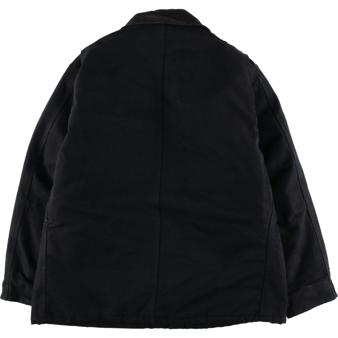 2000'S Carhartt Traditional Padded Duck Work Jacket, Made in USA, Men's Size XL cotton black type Vintage Second Hand