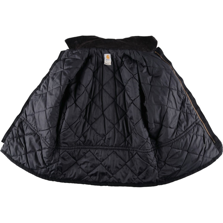 2000'S Carhartt Traditional Padded Duck Work Jacket, Made in USA, Men's Size XL cotton black type Vintage Second Hand