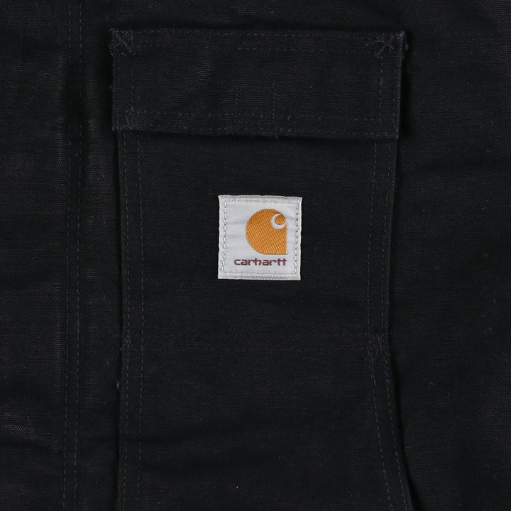 2000'S Carhartt Traditional Padded Duck Work Jacket, Made in USA, Men's Size XL cotton black type Vintage Second Hand