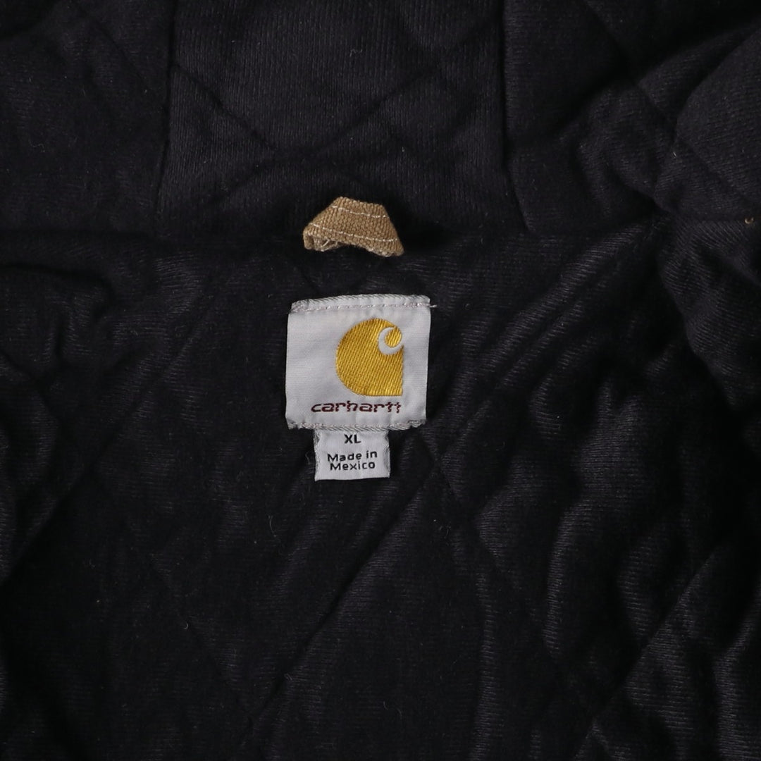 Carhartt Active Jacket, Padded Duck Full-Zip Hoodie, Men's XL cotton brown type Vintage Second Hand