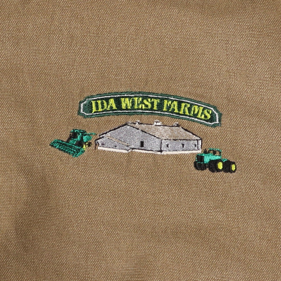 Carhartt Active Jacket, Padded Duck Full-Zip Hoodie, Men's XL cotton brown type Vintage Second Hand