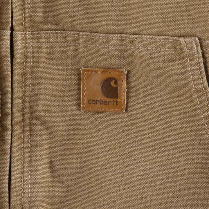 Carhartt Active Jacket, Padded Duck Full-Zip Hoodie, Men's XL cotton brown type Vintage Second Hand