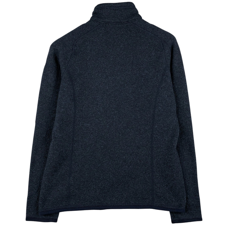Patagonia Better Sweater Pullover 25617SP18 Half-Zip Fleece Pullover, Women's Size Medium polyester navy blue type Vintage Second Hand